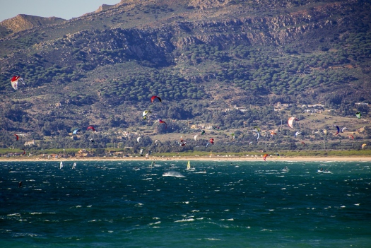 Tarifa ist ein Spot für Kitesurfer.