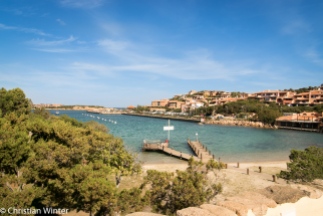 Porto Cervo ist ein Urlaubsort an der Costa Smeralda. Im Sommer ligen hier die ganz großen Segelyachten.